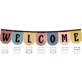 Teacher Created Resources Wonderfully Wild Welcome Bunting Bulletin Board