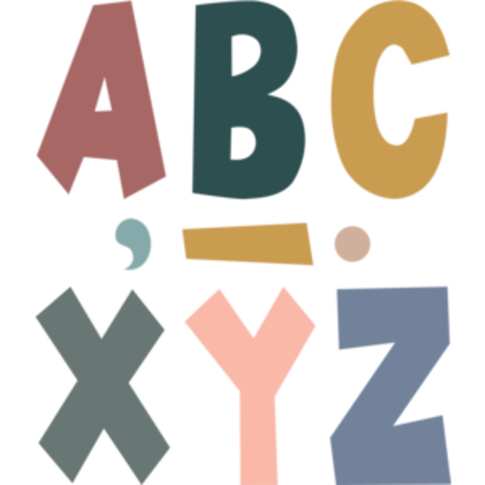 Teacher Created Resources Wonderfully Wild 7" Fun Font Letters [TCR70107]