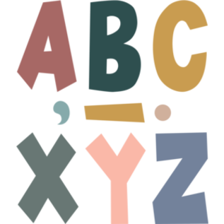 Teacher Created Resources Wonderfully Wild 7" Fun Font Letters