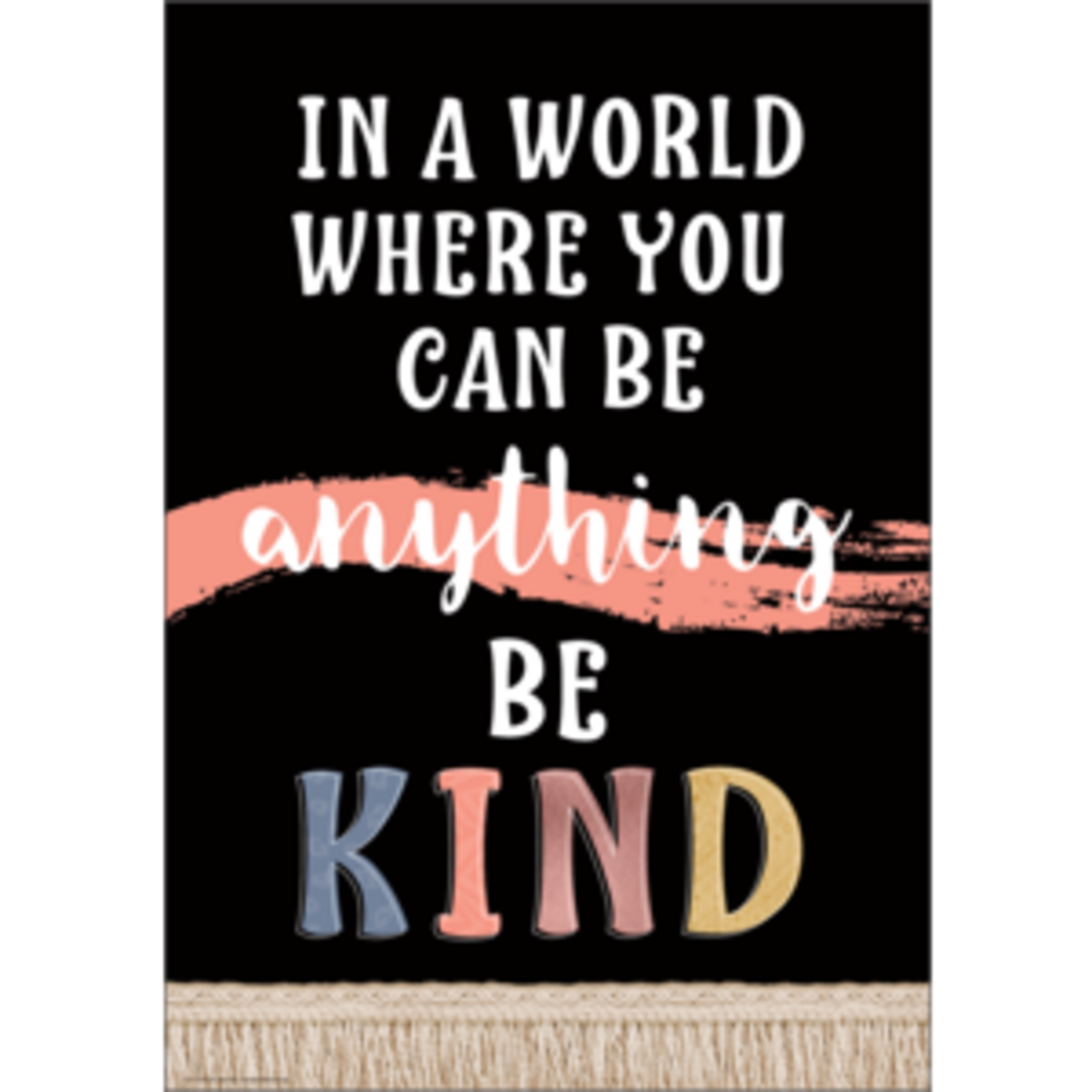 Teacher Created Resources Wonderfully Wild Be Kind Positive Poster [TCR7399]