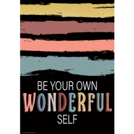 Teacher Created Resources Be Your Own Wonderful Self Positive Poster