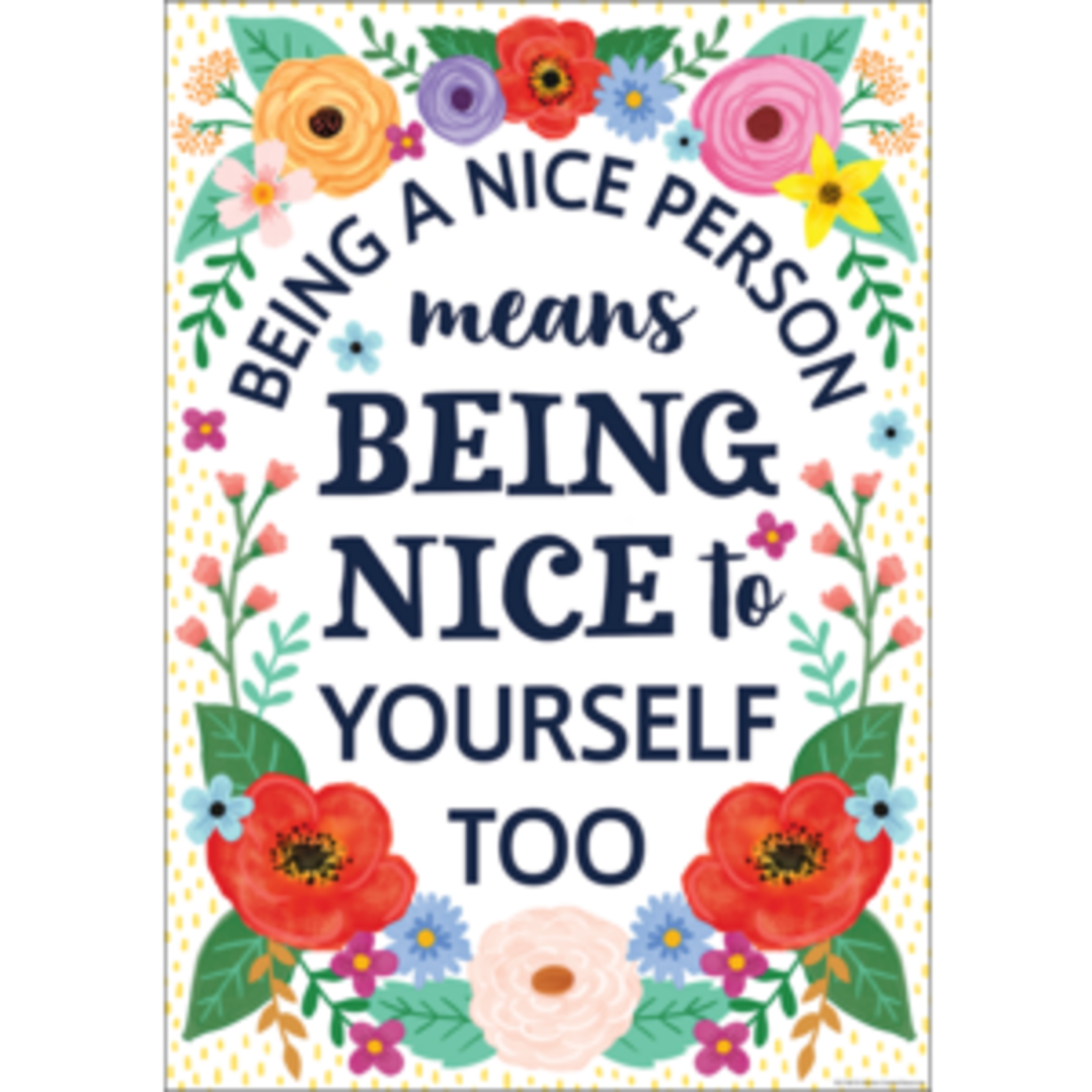 Teacher Created Resources Being a Nice Person Positive Poster [TCR7487]