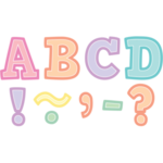 Teacher Created Resources Pastel Pop Bold Block 3" Magnetic Letters [TCR77055]