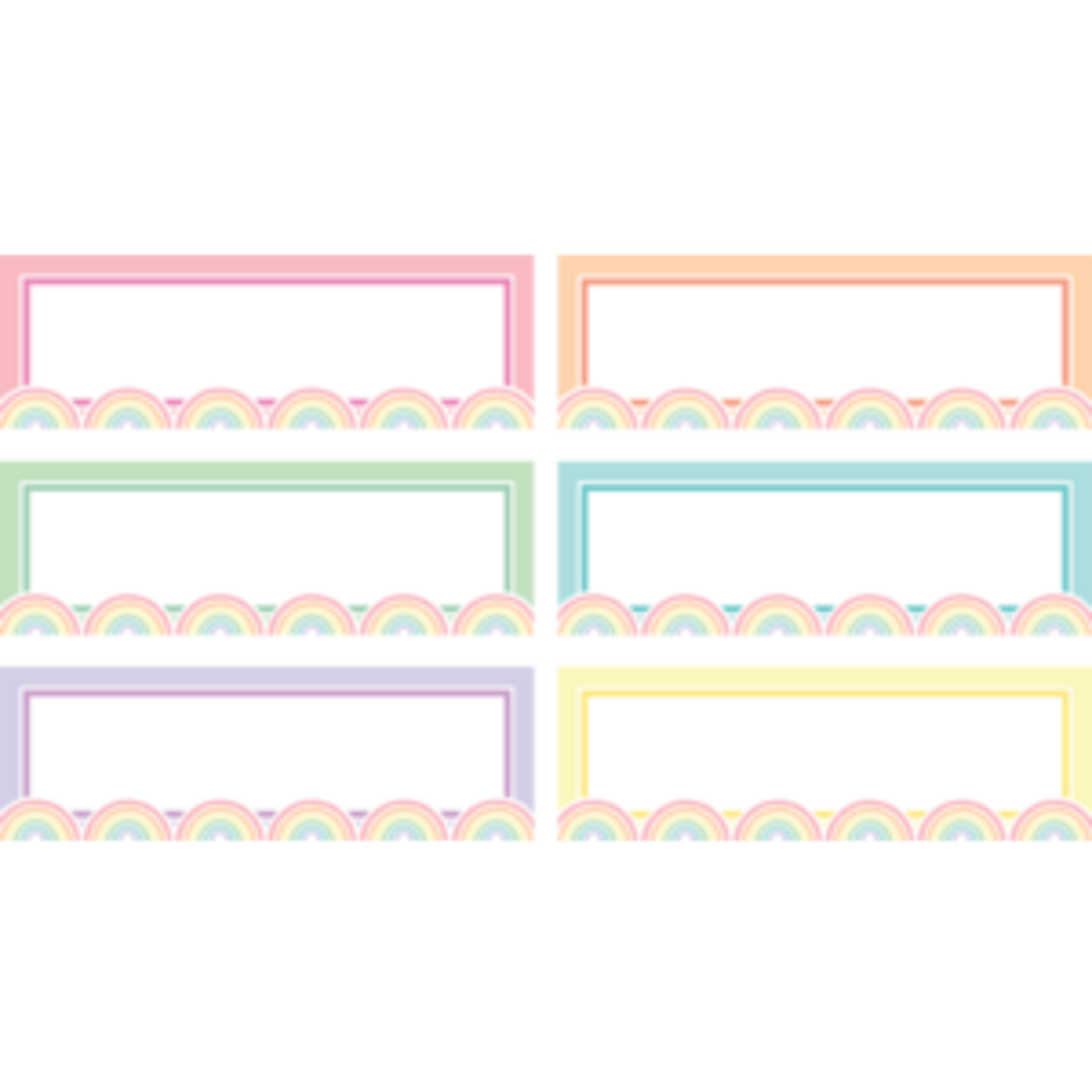 Teacher Created Resources Pastel Pop Rainbow Labels Magnetic Accents [TCR77057]