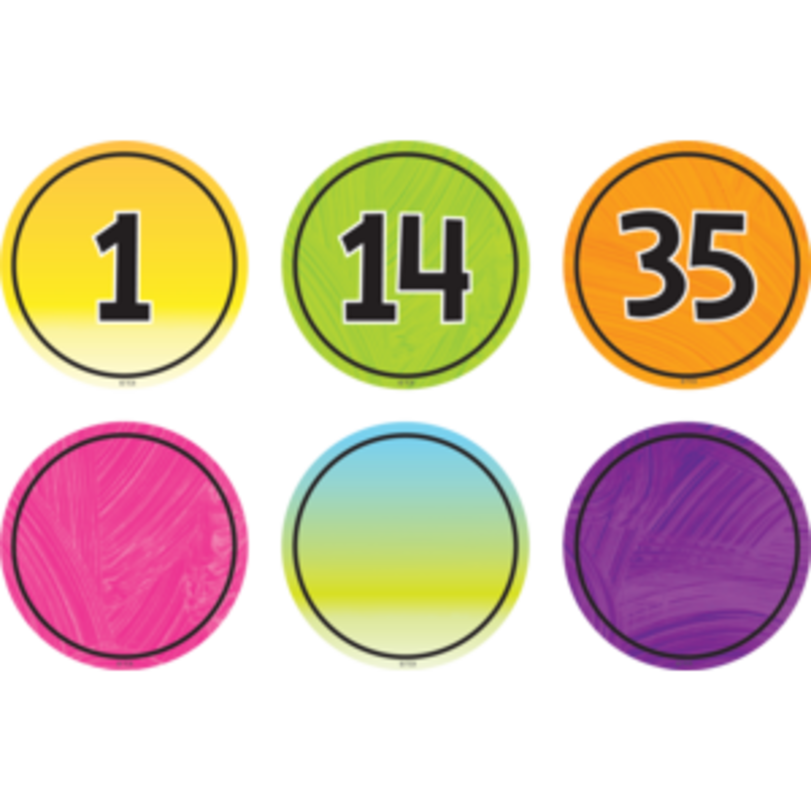 Teacher Created Resources Brights 4Ever Numbers Magnetic Accents [TCR77059]