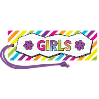 Teacher Created Resources Brights 4Ever Magnetic Girls Pass