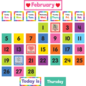 Teacher Created Resources Colorful Calendar Pocket Chart Cards
