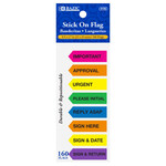 BAZIC BAZIC 20 Ct. 0.5" X 1.7" Printed Arrow Flags (8/Pack) [5156]