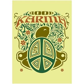 TREE-FREE GREETINGS Karma Turtle Birthday Greeting Card