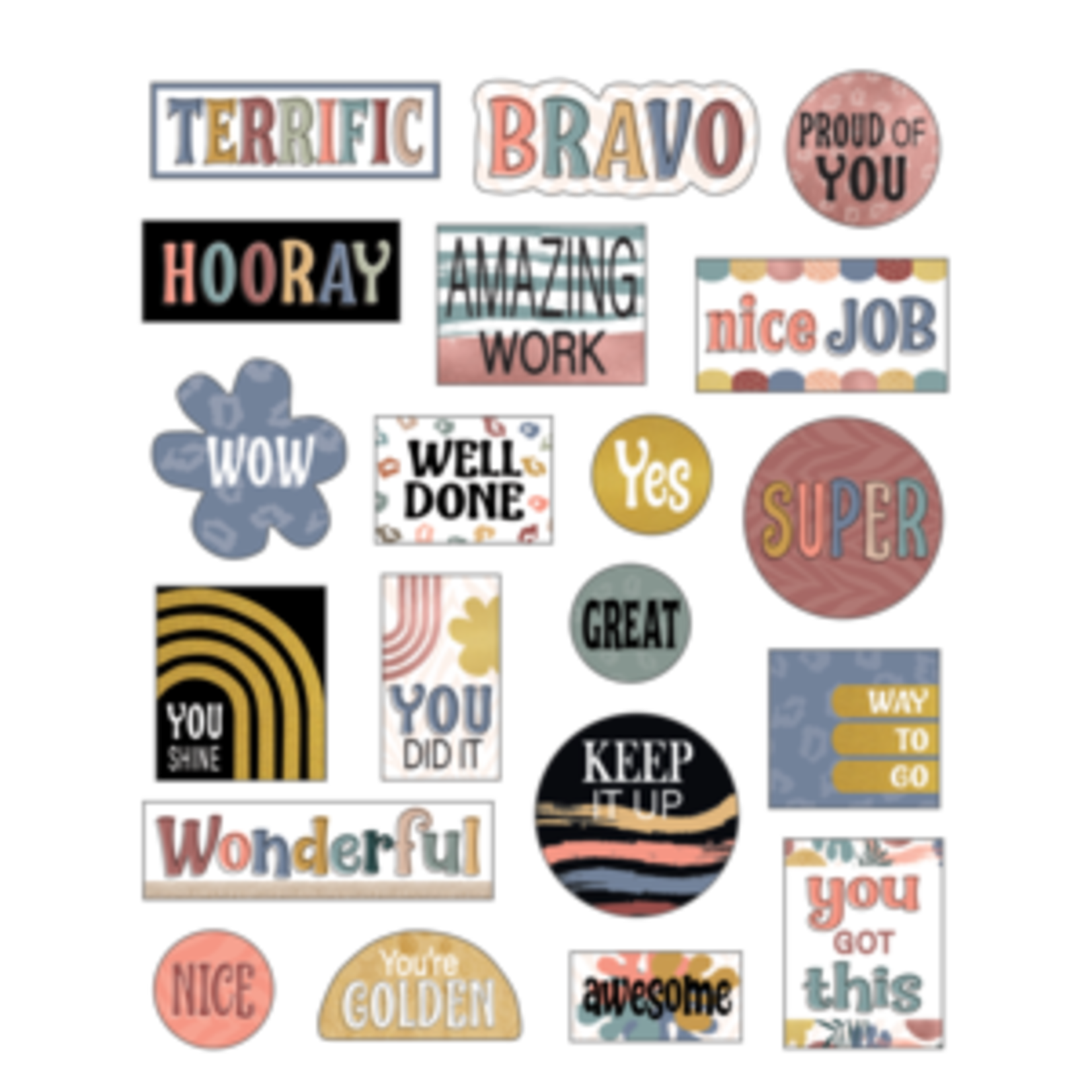 Teacher Created Resources Wonderfully Wild Stickers [TCR9194]