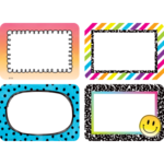 Teacher Created Resources Brights 4Ever Name Tags/Labels - Multi-Pack [TCR6935]