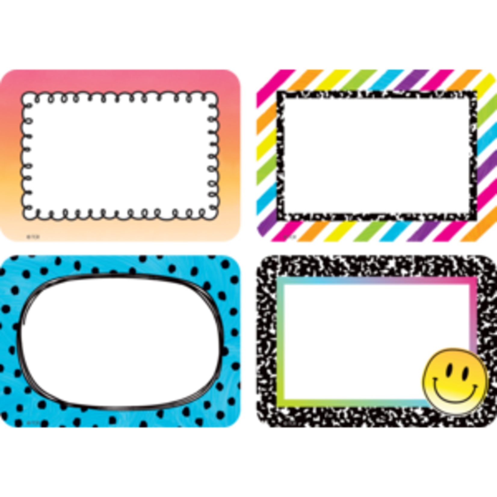 Teacher Created Resources Brights 4Ever Name Tags/Labels - Multi-Pack [TCR6935]