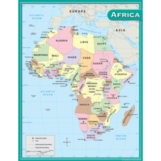 Teacher Created Resources Africa Map Chart