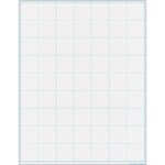 Teacher Created Resources Graphing Grid Large Squares Write-On/Wipe-Off Chart 17x22 [TCR7116]