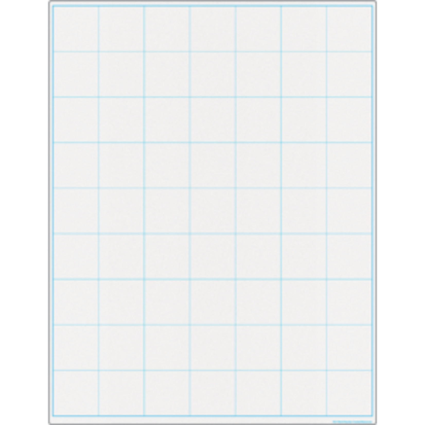 Teacher Created Resources Graphing Grid Large Squares Write-On/Wipe-Off Chart 17x22 [TCR7116]