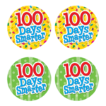 Teacher Created Resources 100 Days Smarter Wear 'Em Badges [TCR5393]