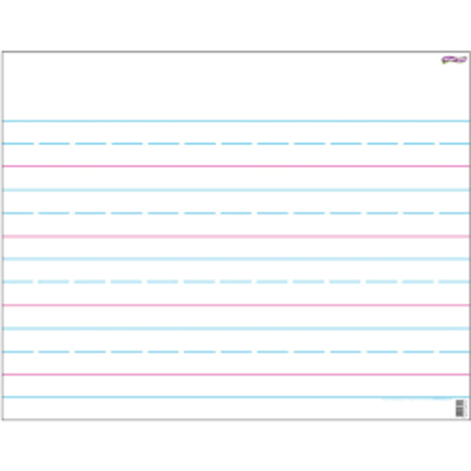Trend Enterprises Handwriting Paper Wipe-Off Chart 17x22 [T1094]