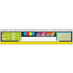 Trend Enterprises Grades 3-5 Modern Desk Toppers Reference Name Plates [T69406]