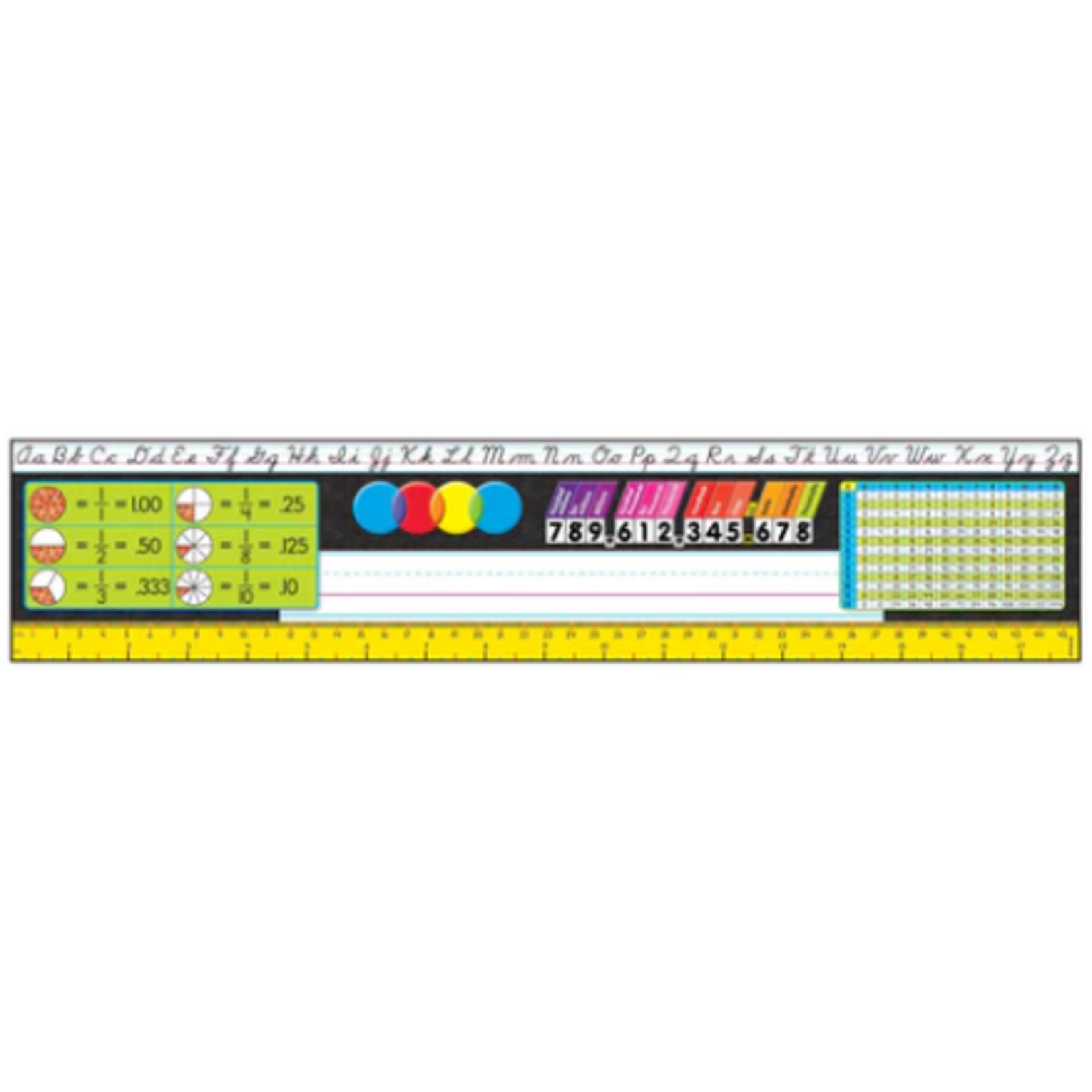 Trend Enterprises Grades 3-5 Modern Desk Toppers Reference Name Plates [T69406]