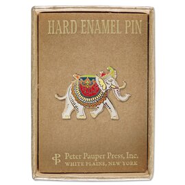Peter Pauper Press Elephant Hard Enamel Pin