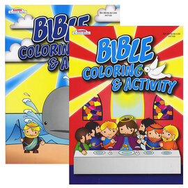 BAZIC KAPPA Favorite Bible Stories Coloring & Activity Book