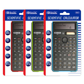 BAZIC BAZIC 240 Function Fancy color Scientific Calculator w/ Slide-On Case