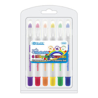 BAZIC Silky Gel Crayons 6 Color