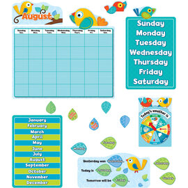 Carson-Dellosa Publishing Group Boho Birds Calendar Bulletin Board Set