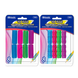 BAZIC Pen Grip Shape Gel Pencil (8/Pack)