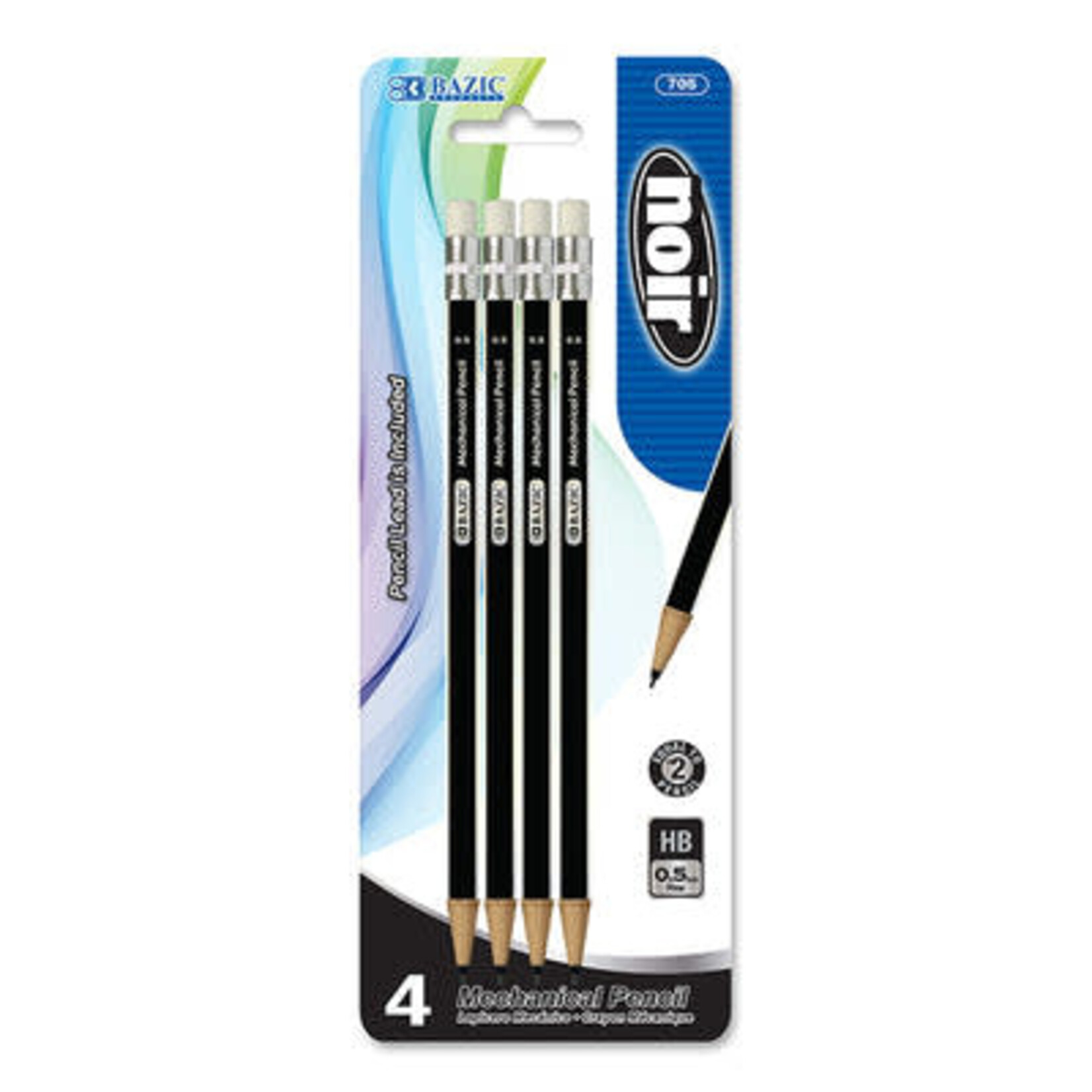 BAZIC 0.5 mm Noir Mechanical Pencil [705]