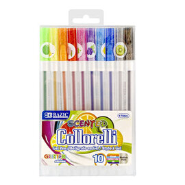 BAZIC Collorelli Gel Pen 10 Scented Glitter Color