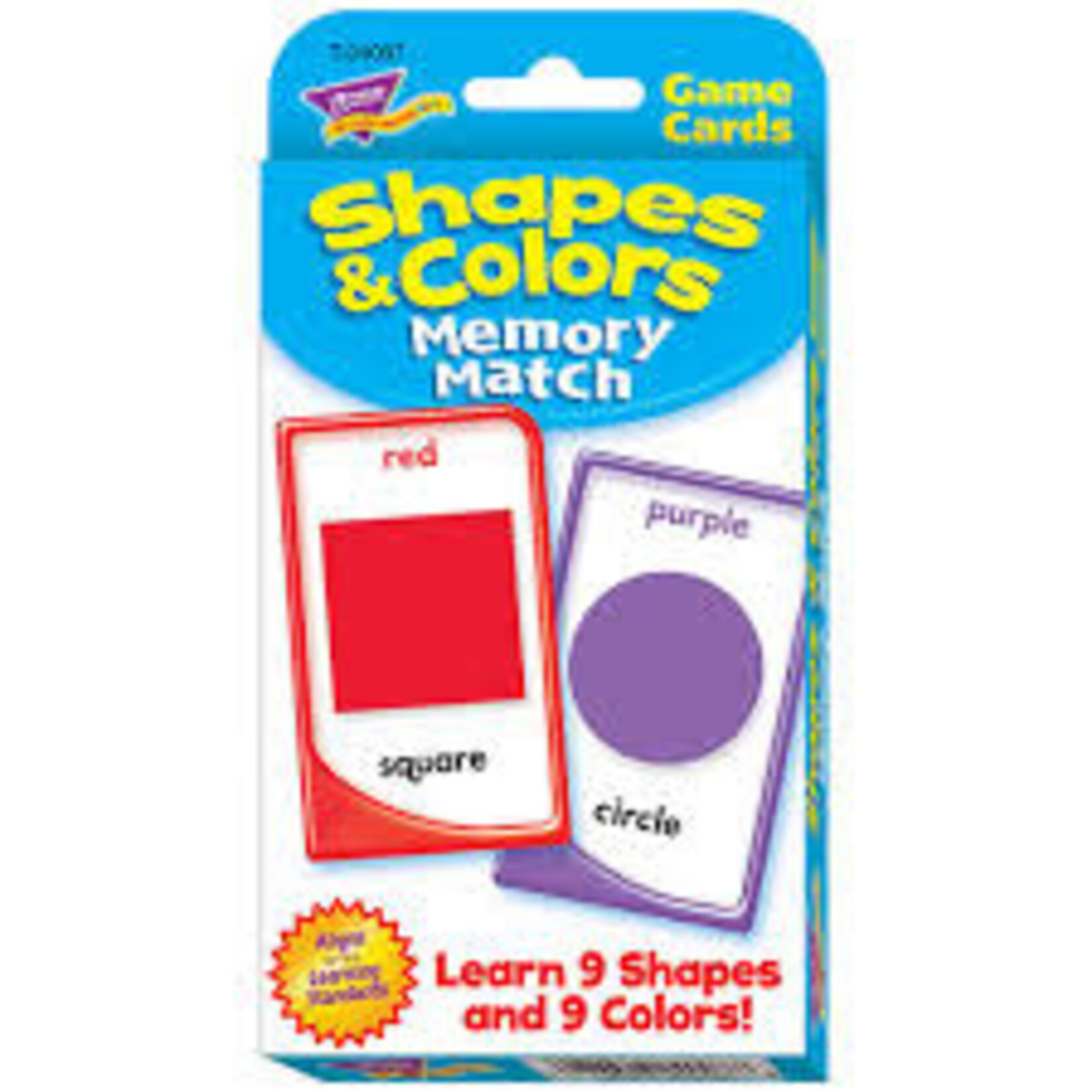 Trend Enterprises Shapes & Colors Memory Match Challenge Cards [T24007]