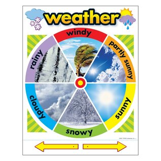 Trend Enterprises WEATHER Learning Chart 17 x 22