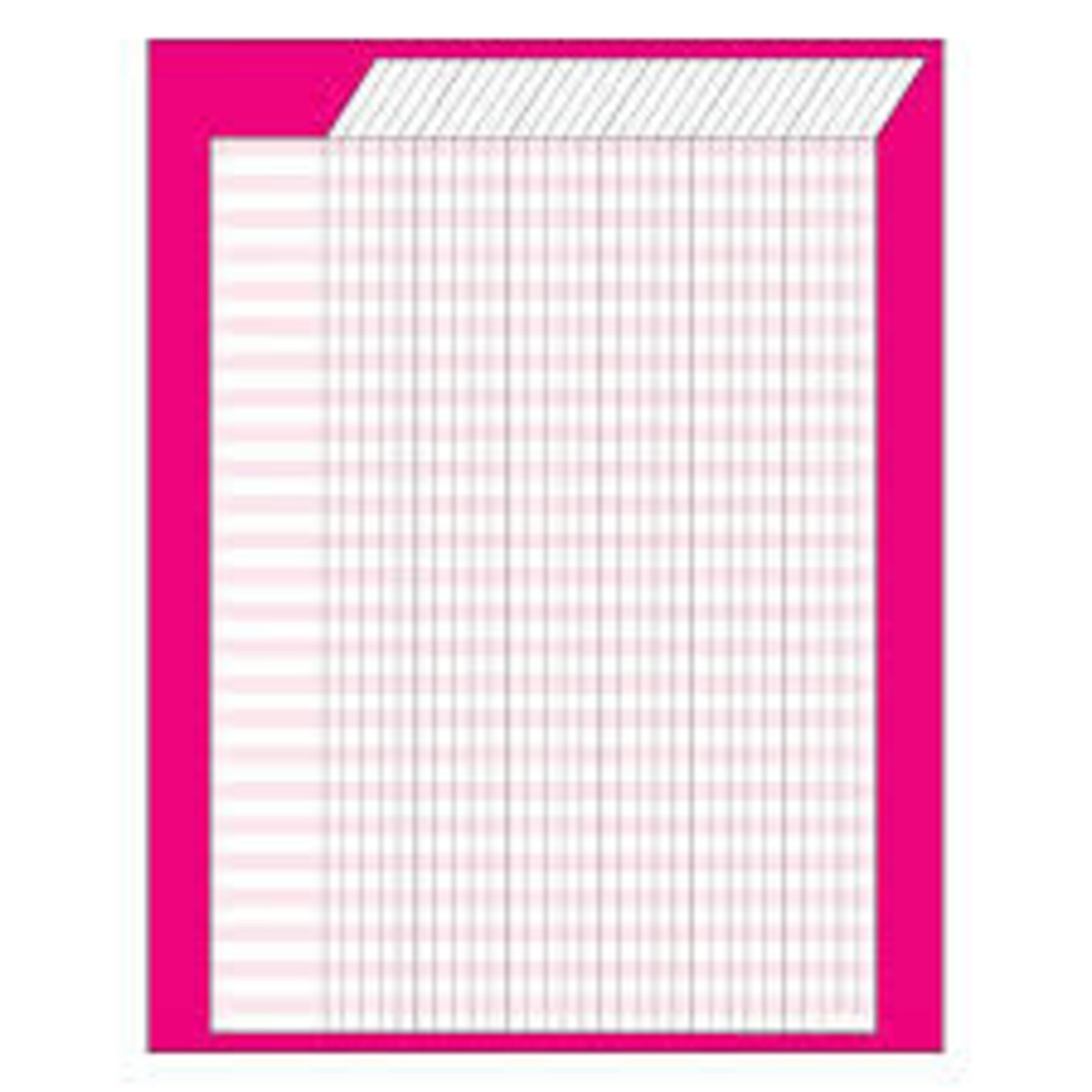 Trend Enterprises Deep Pink Vertical IPD [T73208]