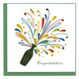 QUILLING CARDS, INC QUILLING CARD CELEBRATION CONGRATS