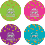 Teacher Created Resources Clingy Thingies Confetti Clips [TCR77374]