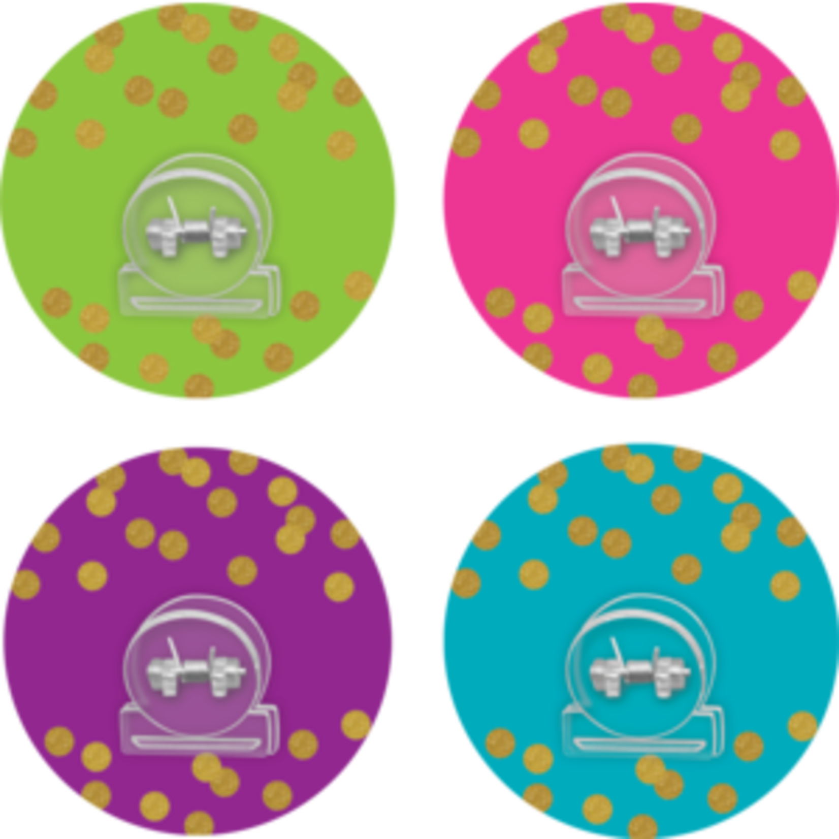 Teacher Created Resources Clingy Thingies Confetti Clips [TCR77374]