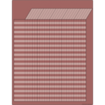 Teacher Created Resources Deep Rose Incentive Write-On/Wipe-Off Chart 17x22 [TCR7923]