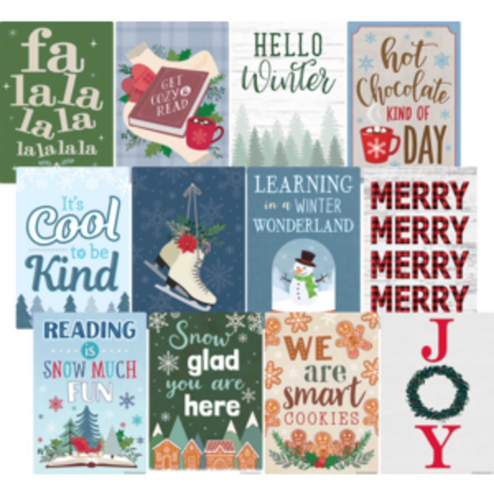Teacher Created Resources Winter Small Poster Pack [TCR6110]