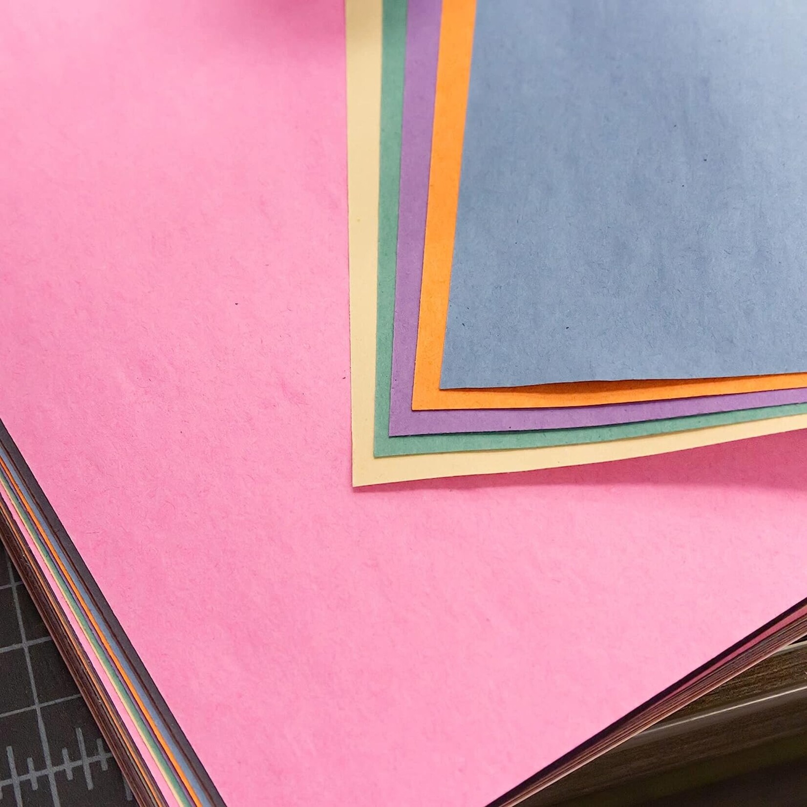 BAZIC BAZIC Construction Paper Pad 48 Sheets 9" X 12", Assorted Colors [554]