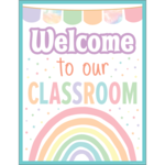 Teacher Created Resources Pastel Pop Welcome To Our Classroom Chart 17x22 [TCR7472]