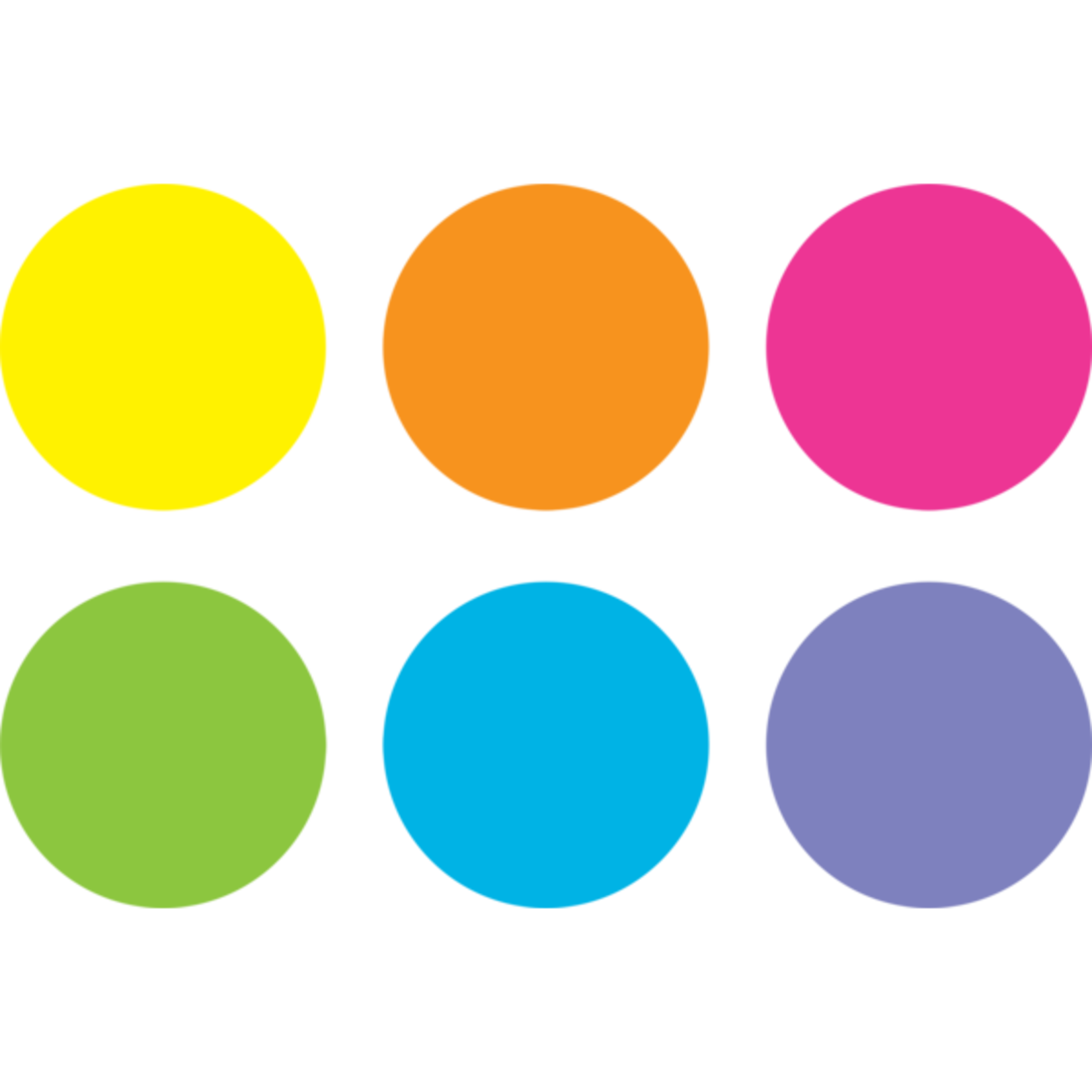 Teacher Created Resources Spot On Floor Markers Bright Circles - 7" [TCR77534]