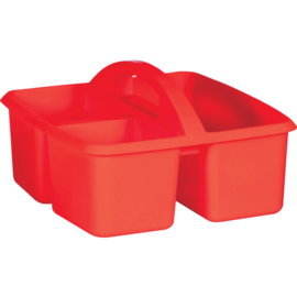 Teacher Created Resources Red Plastic Storage Caddy