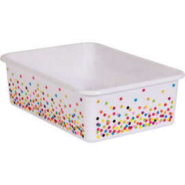 Teacher Created Resources Confetti Large Plastic Storage Bin