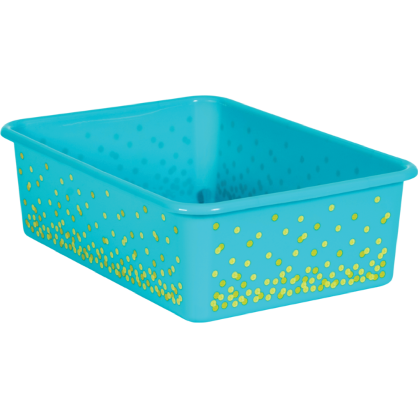 Teacher Created Resources Teal Large Plastic Storage Bin