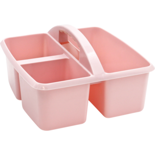 Teacher Created Resources Light Pink Plastic Storage Caddy