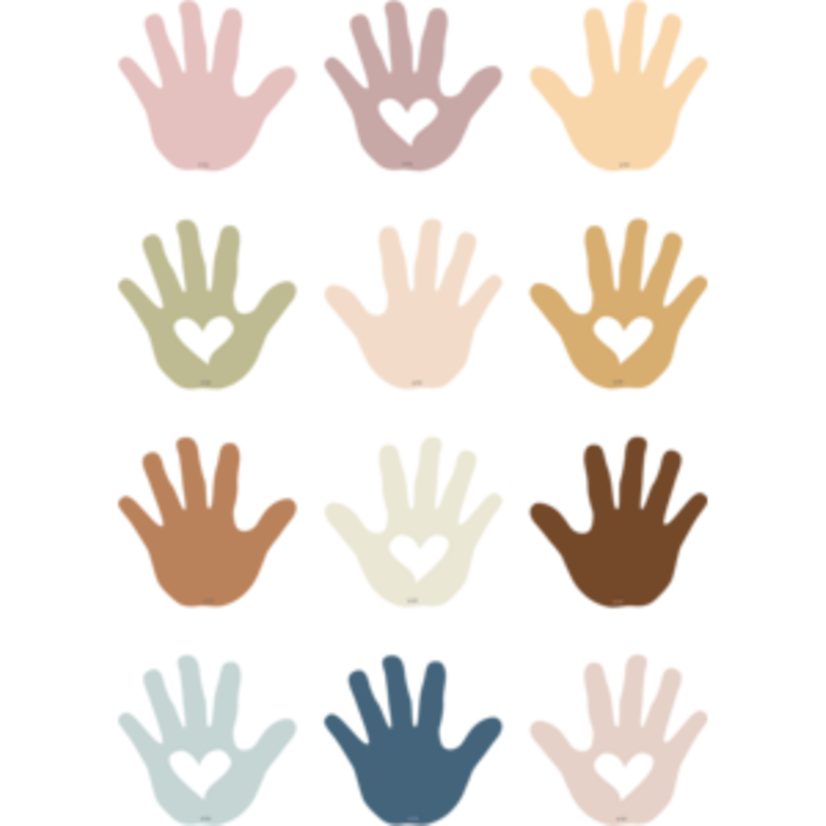 Teacher Created Resources Everyone is Welcome Helping Hands Mini Accents [TCR7134]