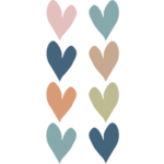 Teacher Created Resources Everyone is Welcome Hearts Mini Stickers [TCR7140]