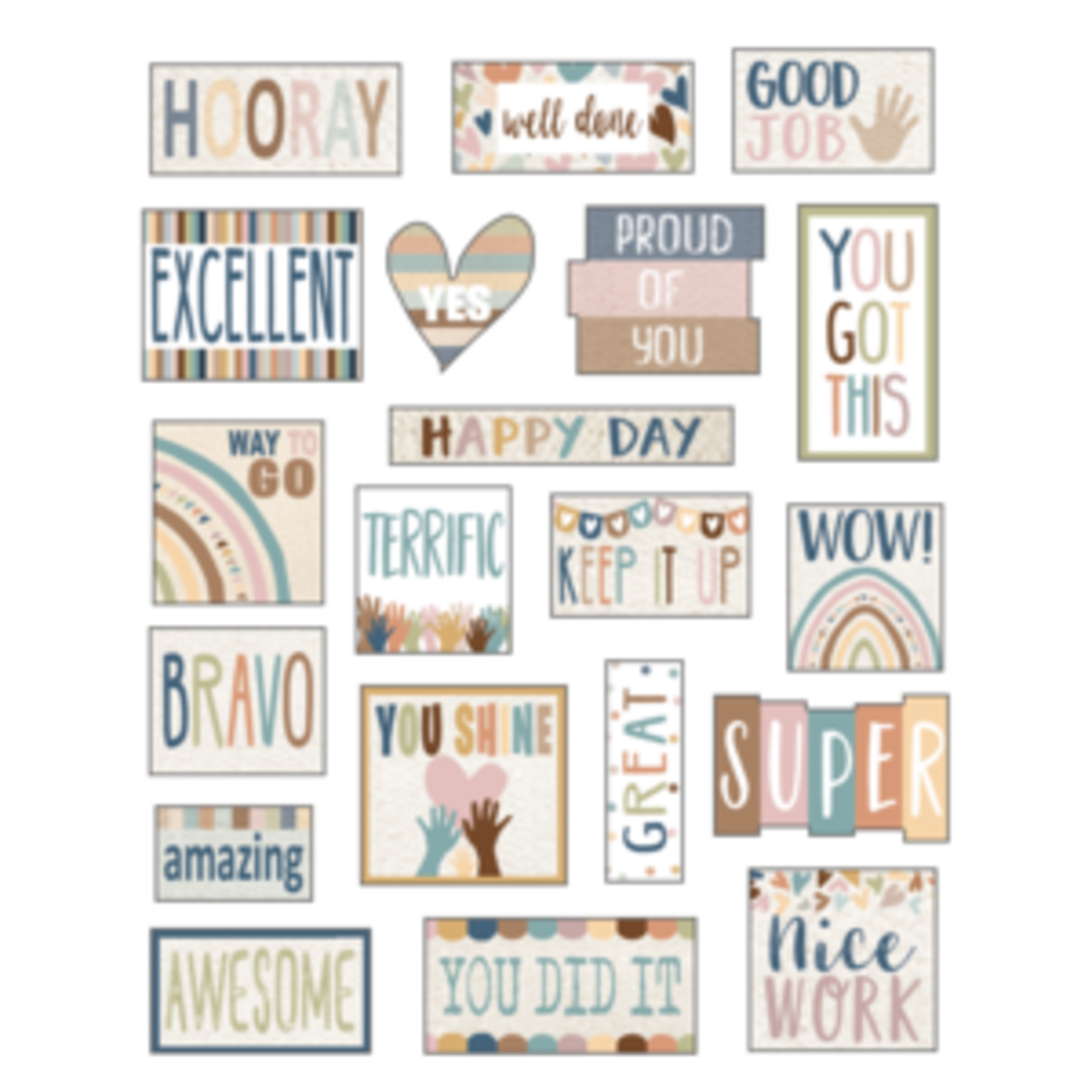 Teacher Created Resources Everyone is Welcome Stickers [TCR7139]