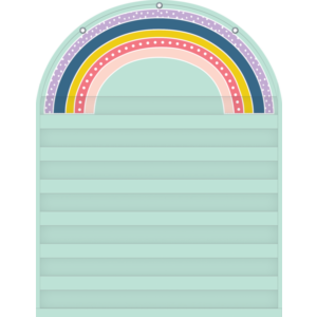 Teacher Created Resources Oh Happy Day Rainbow Die Cut 7 Pocket Chart (28" x 36")